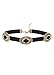 Wink Gal Women's Boho Western Velvet Concho Coins Choker Necklace Gold