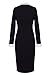HOMEYEE Women's Celebrity Turn Down Collar Business Bodycon Dresses