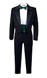 Spring Notion Boys' Black Classic Tuxedo with Tail