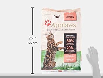 Applaws Complete and Grain Free Dry Adult Cat Food, Chicken with Salmon, 7.5 kg (Pack of 1), color 4 - Image 3