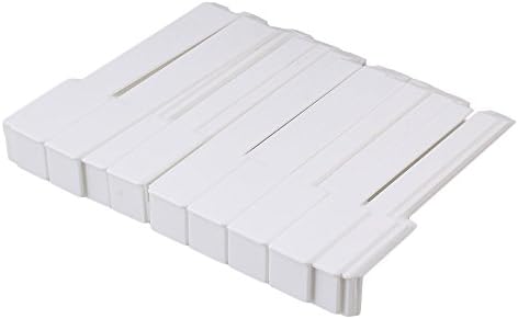 Yibuy White Plastic Piano Key Replacement 52 Piano Keytops
