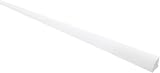 MW Profiles 9mm PVC Quadrant Trim 1 Metre Black White Silver Grey uPVC Door view 1