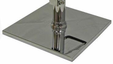 Italica H2 Square Styling Chair Floor Plate Measures 20 X 20 Square
