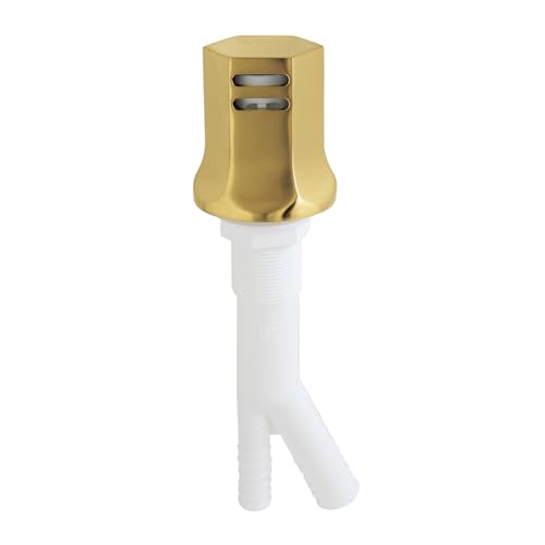 Kingston Brass KA461BB Metropolitan Dishwasher Air Gap, 8-15/16