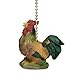 Whimsical Rooster Farm Decorative Ceiling Fan Light Pull