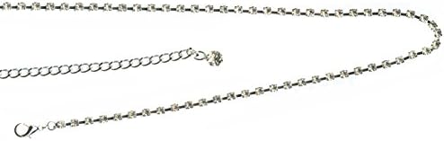 Long Rhinestone Chain Multi Use As Belt or Necklace 28 1/2" to 42 1/2"