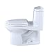 Ultramax II 1.28 GPF Elongated 1 Piece Toilet Finish: Cotton, Flush: Left