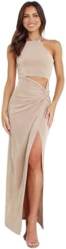 nadia one shoulder satin maxi dress Petal and Pup Women's Nadia One Shoulder Maxi Dress - Black