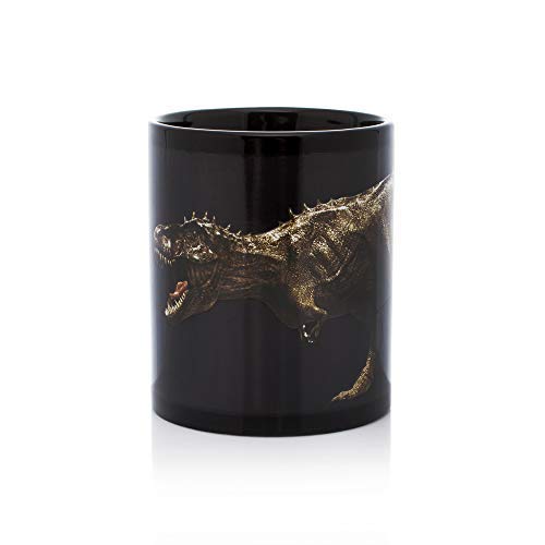 InGwest Home. Funny Dino Mug. Heat Sensitive Color Changing Coffee Mug. Add Hot Liquid And You\'ll See Dinosaurs