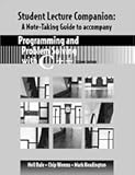 Student Note Taking Programming and Problem Solving C++, Dale, Nell and Weems, Chip, 0763712752