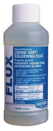 Solder Flux, 4 Oz, 200-850 F