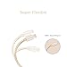 iPhone Charger, Kabel Leader 3Pcs 3ft/6ft/10ft Durable Nylon Braided Lightning Cord to USB Charging Cable for iPhone 7 7 Plus SE 6 6s 6 Plus 5 5s iPad 4 Mini Air iPod Nano 7 iPod Touch 5(Gold)