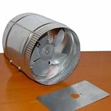 Acme Miami 9014 14 in. Duct Booster - 1290 CFM - Silver