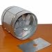 Acme Miami 9012 12 in. Duct Booster - 910 CFM - Silver