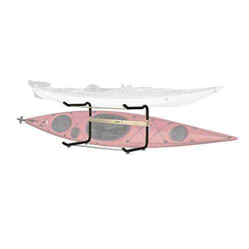 SPAREHAND Glacik Freestanding Double Kayak and Canoe Storage Rack with Built-in Anchor Points