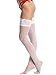 Amoretu Sexy Classical Lace Top Thigh-High Stockings White