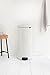 Brabantia New Icon Step Trash Can (8 Gal/White) Soft Closing Kitchen Garbage/Recycling Can with Removable Bucket