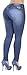 Curvify 764 Women's Butt-Lifting Skinny Jeans | High-Rise Waist, Brazilian Style Faded Washed 11