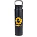 Gold BJJ Insulated Water Bottle - Carabiner Handle, Wide Mouth, Double Walled 24 Ounce Bottle for Hot & Cold Liquids - Made by Jiu Jitsu Athletes!