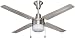 Craftmade BEA48BNK4C1 Beacon 48" Ceiling Fan with LED Light Kit, 4 Blades, Brushed Polished Nickel