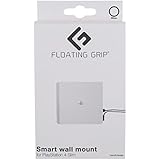 FLOATING GRIP PS4 Slim, Playstation 4 Slim, Vertical Wire Wall Mount (White), Patent Pending and Proprietary Design, Made in Denmark