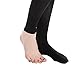 MANZI 1-3 Pairs Women's Girls' Basic Convertible Transition Ballet Dance Tights 40 Denier(Black,XL)