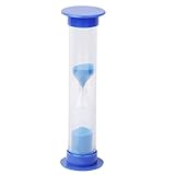 MagiDeal Mini Hourglass Sandglass 2 Minute Sand Clock Blue