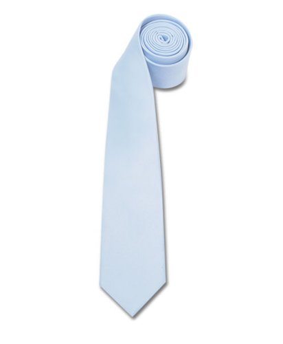 Polyester Slim Tie , Baby Blue