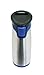 Contigo AUTOSEAL Aria Vacuum Insulated Stainless Steel Travel Mug, 16oz, Stainless Steel with Blue