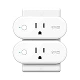 Smart Plug Gosund Wifi Smart Outlet Works with Alexa, Google Home, IFTTT for Voice Control, No Hub Required, Wi-Fi Remote Control Your Smart Socket from Anywhere, ETL and FCC Listed (2 Pack)
