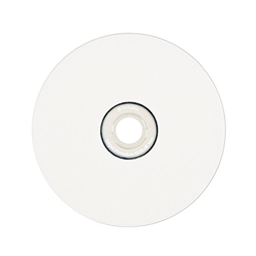 Verbatim 4.7GB up to 16x White Inkjet Printable Recordable Disc DVD+R, 50-Disc Spindle 95136