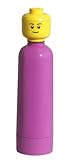 LEGO Drinking Bottle, Bright Pink