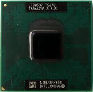 Image of SLAJ5 Intel - Core 2 Duo T5670 Dual-Core 1.8GHz 2MB L2 Cache 800