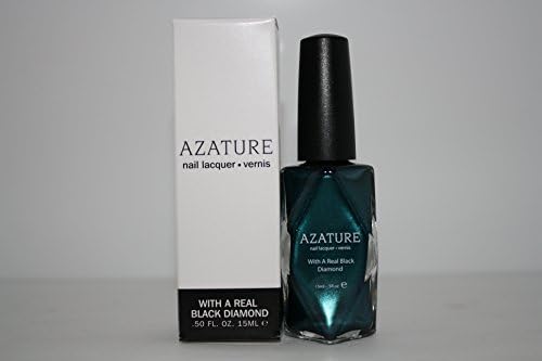 AZATURE Black Diamond Nail Lacquer, Santorini, 0.5 Fluid Ounce