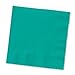 Creative Converting Touch of Color 2-Ply 50 Count Paper Beverage Napkins, Tropical Teal