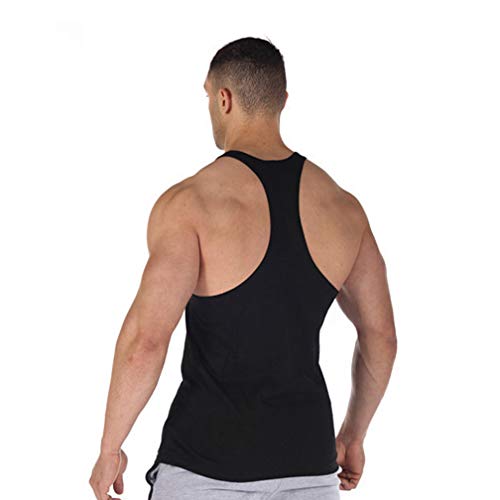 Befox-Herren-Cotton-Tank-Top-Stringer-Fitness-Gym-Shirt-NO-Pain-NO-GAIN-Weste-Muscleshirt-Sport-Vest