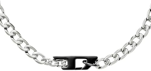 Diesel Stainless Steel Chain Necklace (Model: DX1626040) | Amazon.com