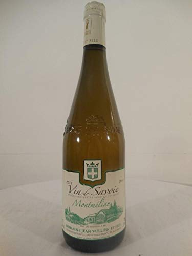 montmélian domaine vullien blanc 2011 - savoie france: une bouteille de vin.