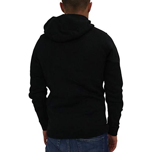 Nike Men's Sportswear Club Pullover Hoodie, Black/Black/White, X-Large