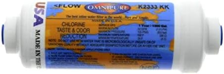 Amazon Com Omnipure K2333 Kk 3 8 Quick Connect Inline Gac Water Filter Home Improvement