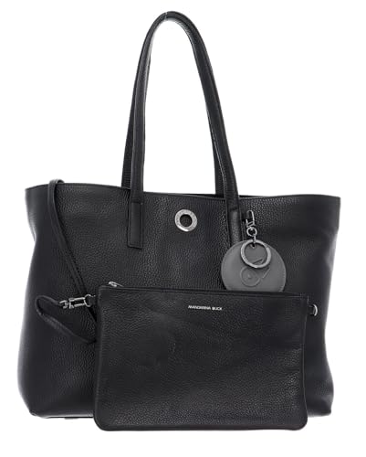 Mandarina Duck Mellow Leather Women’s Cross-Body Bag, Black (Nero), 15x27x36 Centimeters (W x H x L)