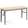 HABUTWAY Height Adjustable Workbench with Wheels 48" x 24" 2000 Lbs ...