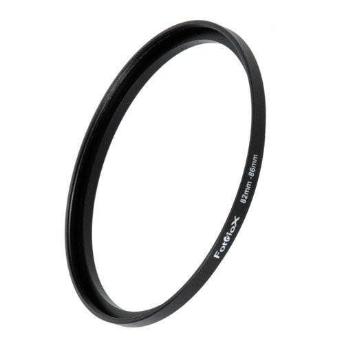 Fotodiox Metal Step Up Ring Filter Adapter, Anodized Black Aluminum 82mm-86mm, 82-86 mm