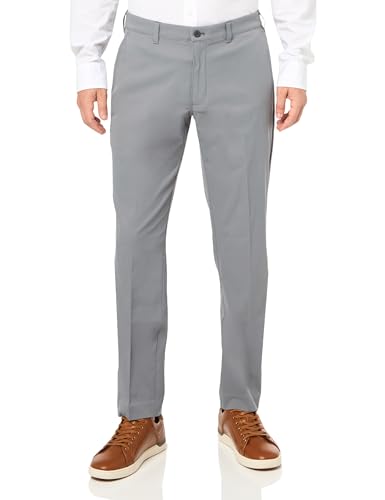 PGA TOUR Men’s Golf Performance Pants with Active Waistband, Classic Fit, Solid…