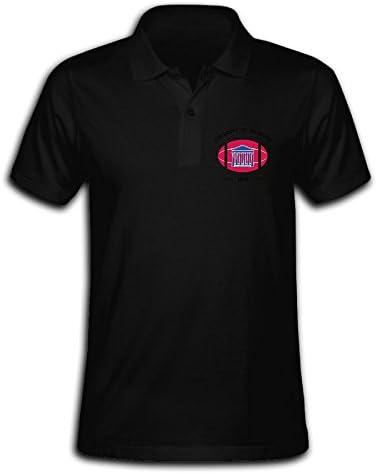 Men's Ole Miss Rebels Solid Short Sleeve Pique Polo Shirt Black US Size XL