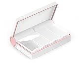 Memo Box Bluetooth Electronic Pill Organiser and APP, Visual Audio Smart Pill Reminder Alarm, Customisable Daily or Weekly Pill Box, Automatic Medication Records Tracking and Family Meds Notification