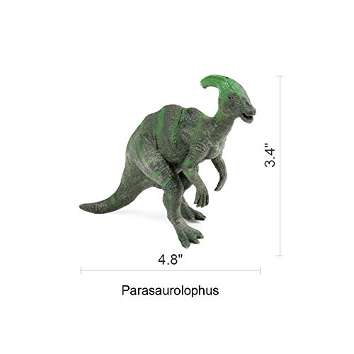 UANDME 10 PCS Realistic Dinosaurs Toy Figures Set 5" Dinosaurs Figurines Cake Toppers