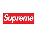 2x Supreme Sticker Decal Aufkleber 15x5cm Digital Print Car Auto JDM Racing Tuning Dub VAG Bumper Dashboard Notebook Laptop Streetwear Skateboard Surfboard Base jumper