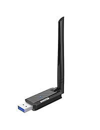 Kootek 1200Mbps USB WiFi Adaptador, USB 3.0 Wireless Dongle Red correa dual de alta ganancia 2.4   5G 802.11ac con 5dBi Antena para PC   Desktop   Laptop   Win 10   Win 8.1   Win 8   Win 7   Vista   XP Mac OS 10.6 10.14