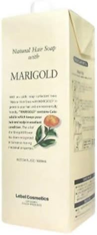 LebelCosmetics | Shampoo | Natural Hair Soap With Marigold Shampoo 1600Ml (Japan Import)